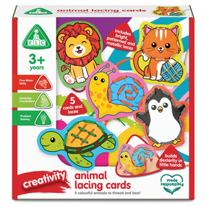 Early Learning Centre Animal Lacing Cards Craft Set