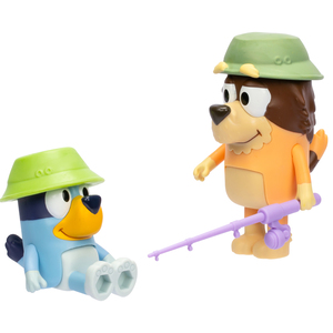 Bluey Fishing with Grandad Bluey & Grandad 2 Figure Pack