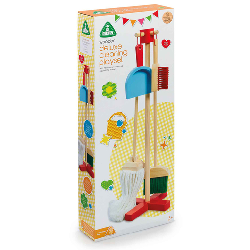 Early Learning Centre Wooden Deluxe Cleaning Playset