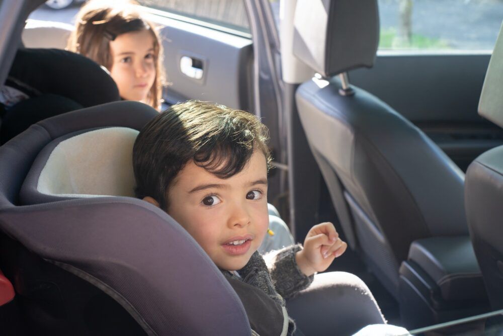 Kids in car seat