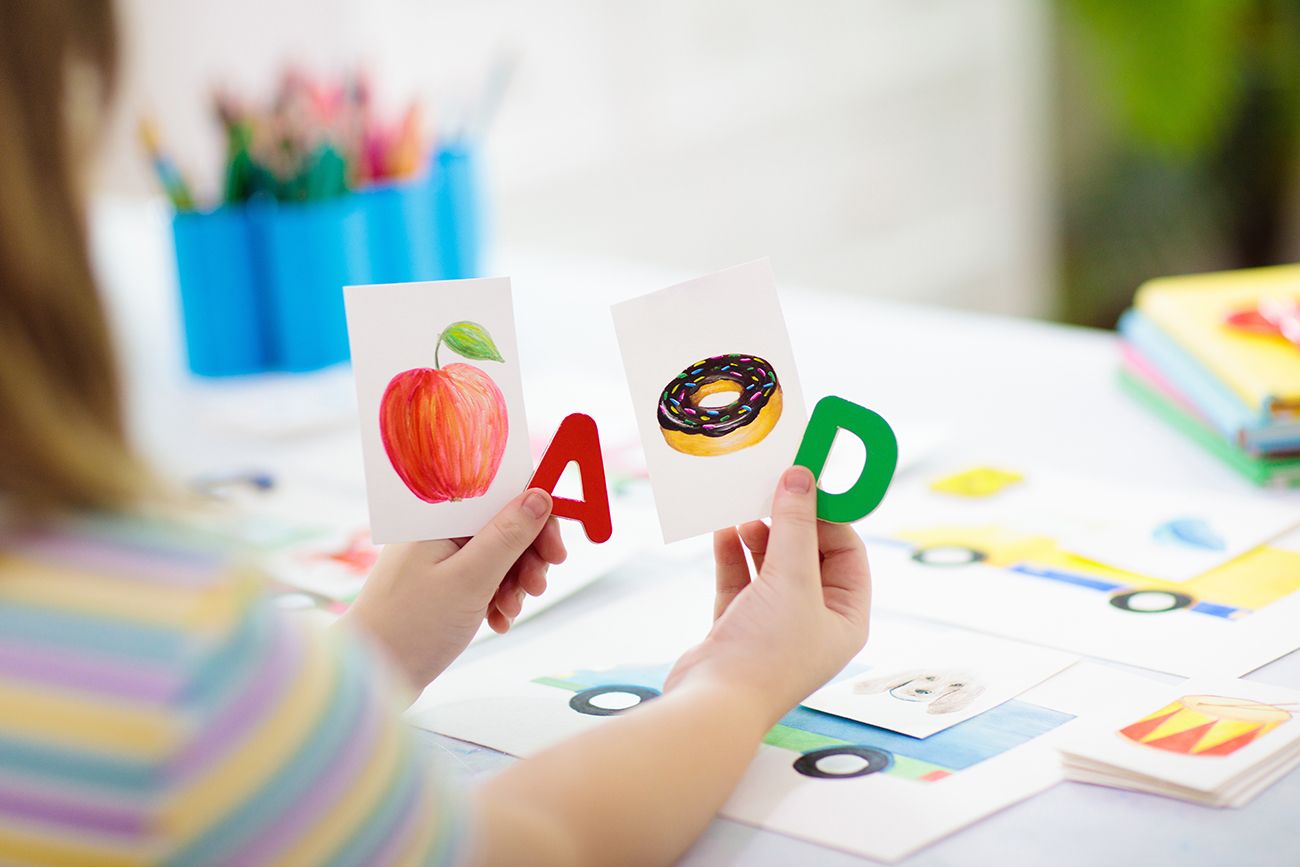 Alphabet cards.