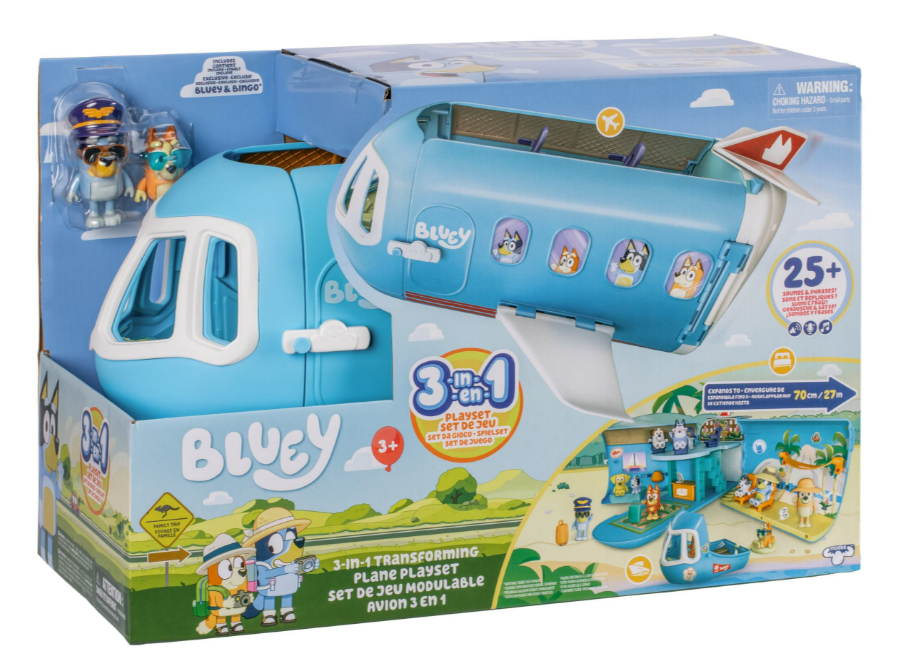 Bluey 3 in 1 playset.